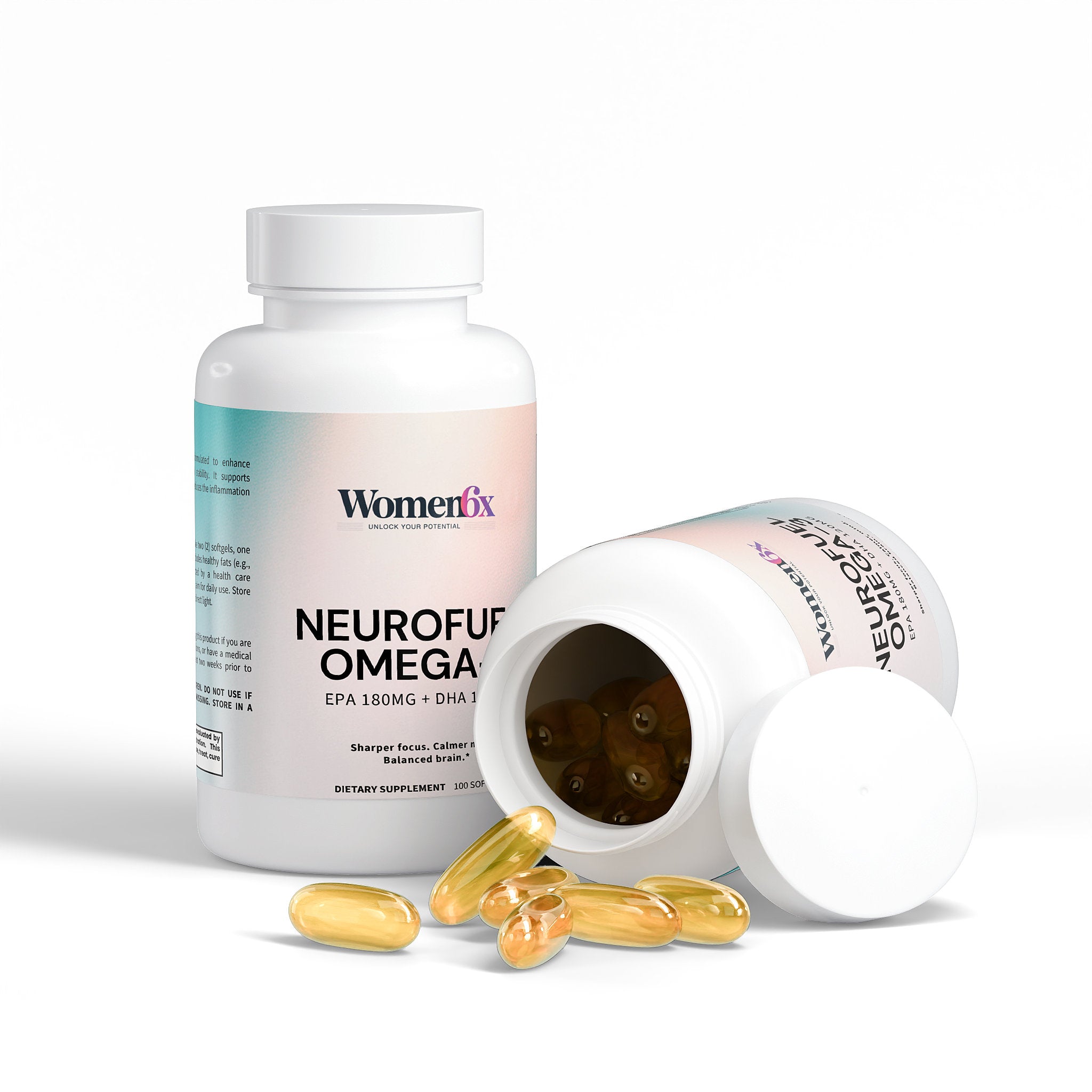 NeuroFuel Omega-3 (EPA 180mg + DHA 120mg)