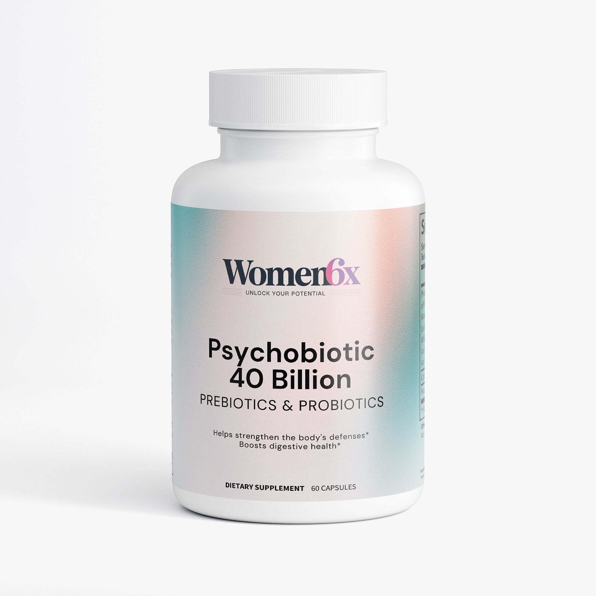 Psychobiotic 40 Billion (Pre- & Probiotics)